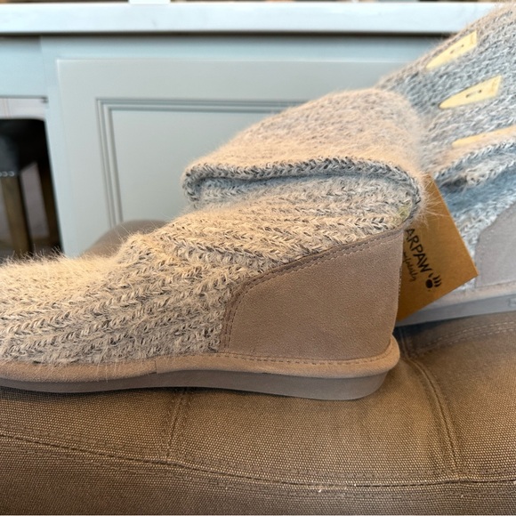 Brand new with tags Bearpaw gray knit boots size 10 - Picture 4 of 11